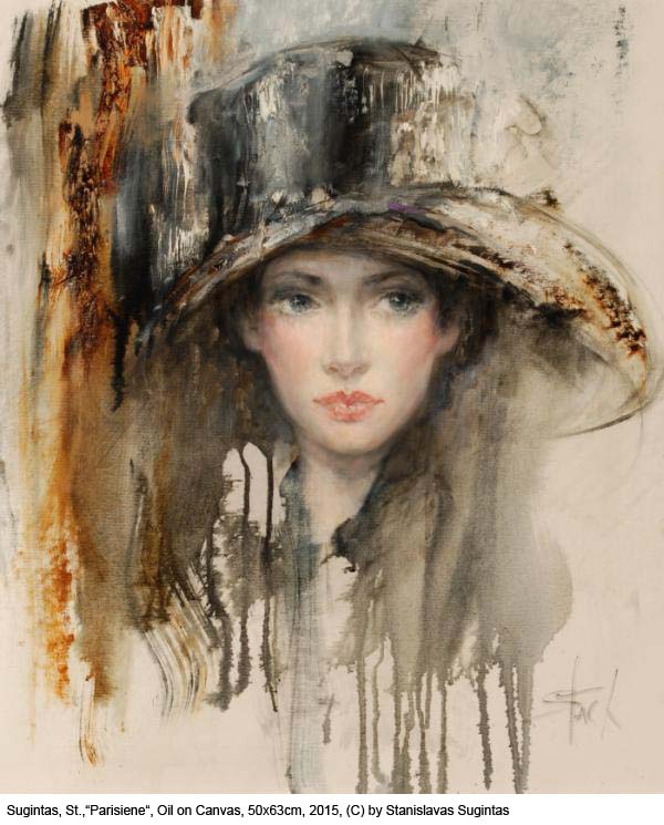 Sugintas-S.-Parisiene-Oil-on-Canvas-50x63cm-2015